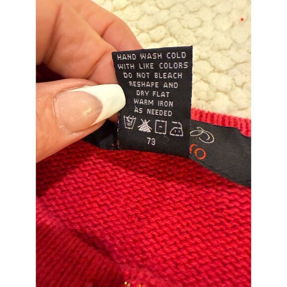 Vintage Segue Holiday Sweater With Festive Trees & Beaded Embellishments - Picture 5 of 7